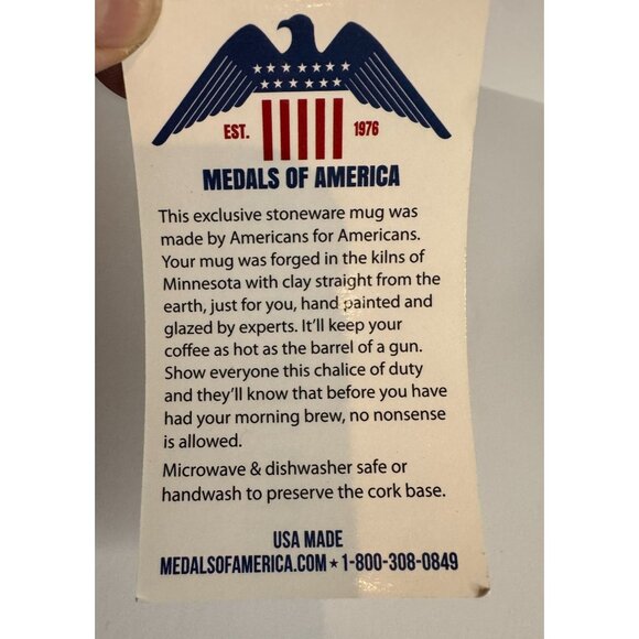 USA-Made Stoneware Mug – “Agent Orange | Sprayed & Betrayed 61–71” - Picture 2 of 13